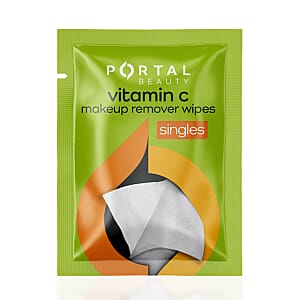 Portal Beauty Vitamin C Makeup Remover Wipes (30 Singles)