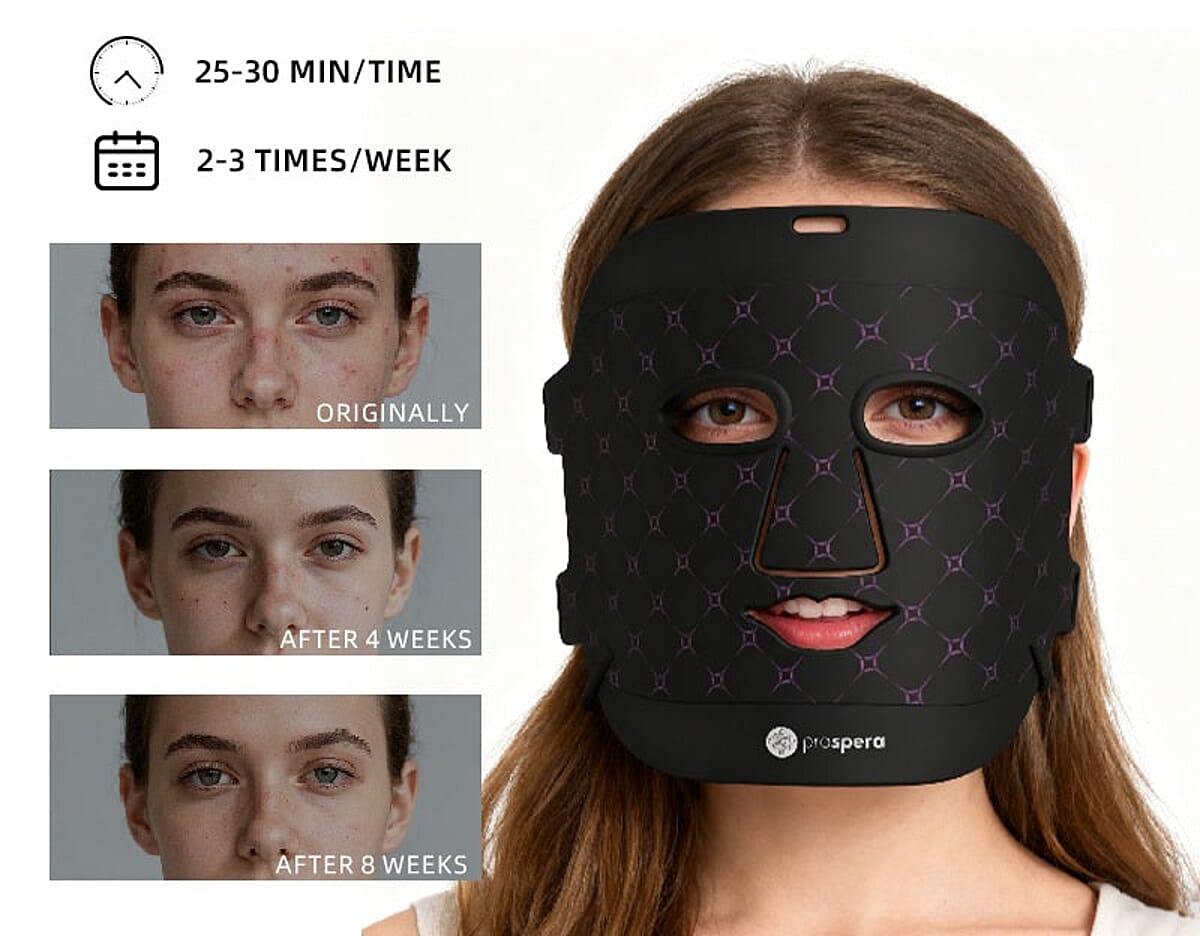 Doorbuster Prospera Panther LED Skin Rejuvenate FDA Approved Face Mask (1 Year Warranty) image number 1