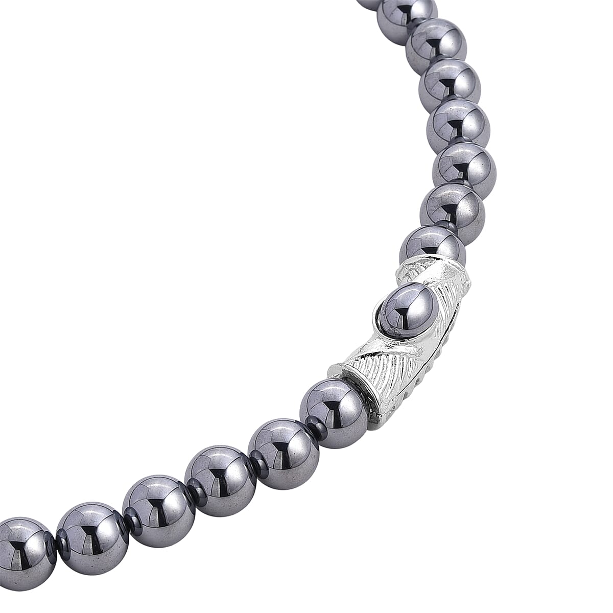 Terahertz Beaded Necklace in Silvertone 300.00 ctw (20 Inches) image number 4