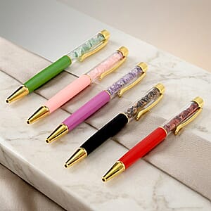 Livmore Multi-Gemstone Set of 5 Ball Point Pen