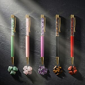 Livmore Multi-Gemstone Set of 5 Ball Point Pen