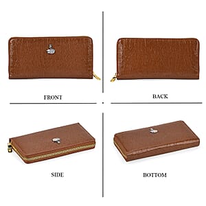 La Marey Brown Crocodile Faux Leather 3pcs Giftbox, Wallet and 2pcs Card Wallets