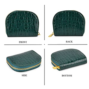 La Marey Green Crocodile Faux Leather 3pcs Giftbox, Wallet and 2pcs Card Wallets