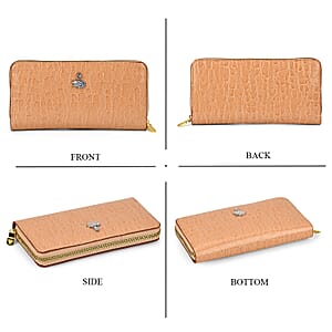 La Marey Beige Crocodile Faux Leather 3pcs Giftbox, Wallet and 2pcs Card Wallets