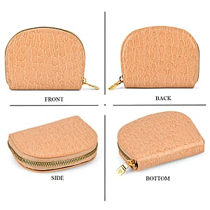 La Marey Beige Crocodile Faux Leather 3pcs Giftbox, Wallet and 2pcs Card Wallets
