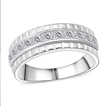 Rhodium Over Sterling Silver / 10 - Product card gallery slide 1 (9450101965055)