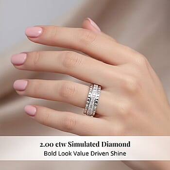 Rhodium Over Sterling Silver / 10 - Product card gallery slide 2 (9450101965055)