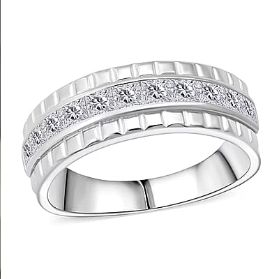 Rhodium Over Sterling Silver / 7 - Product card gallery slide 1 (10178361033017)