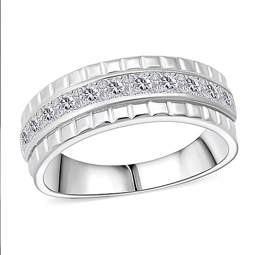 Rhodium Over Sterling Silver / 7 - Product card gallery slide 1 (10178361033017)