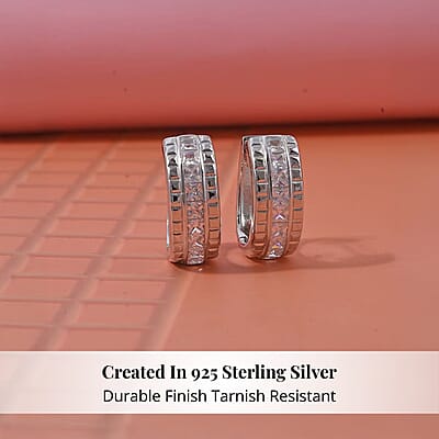 Rhodium Over Sterling Silver - Product card gallery slide 3 (10178361098553)