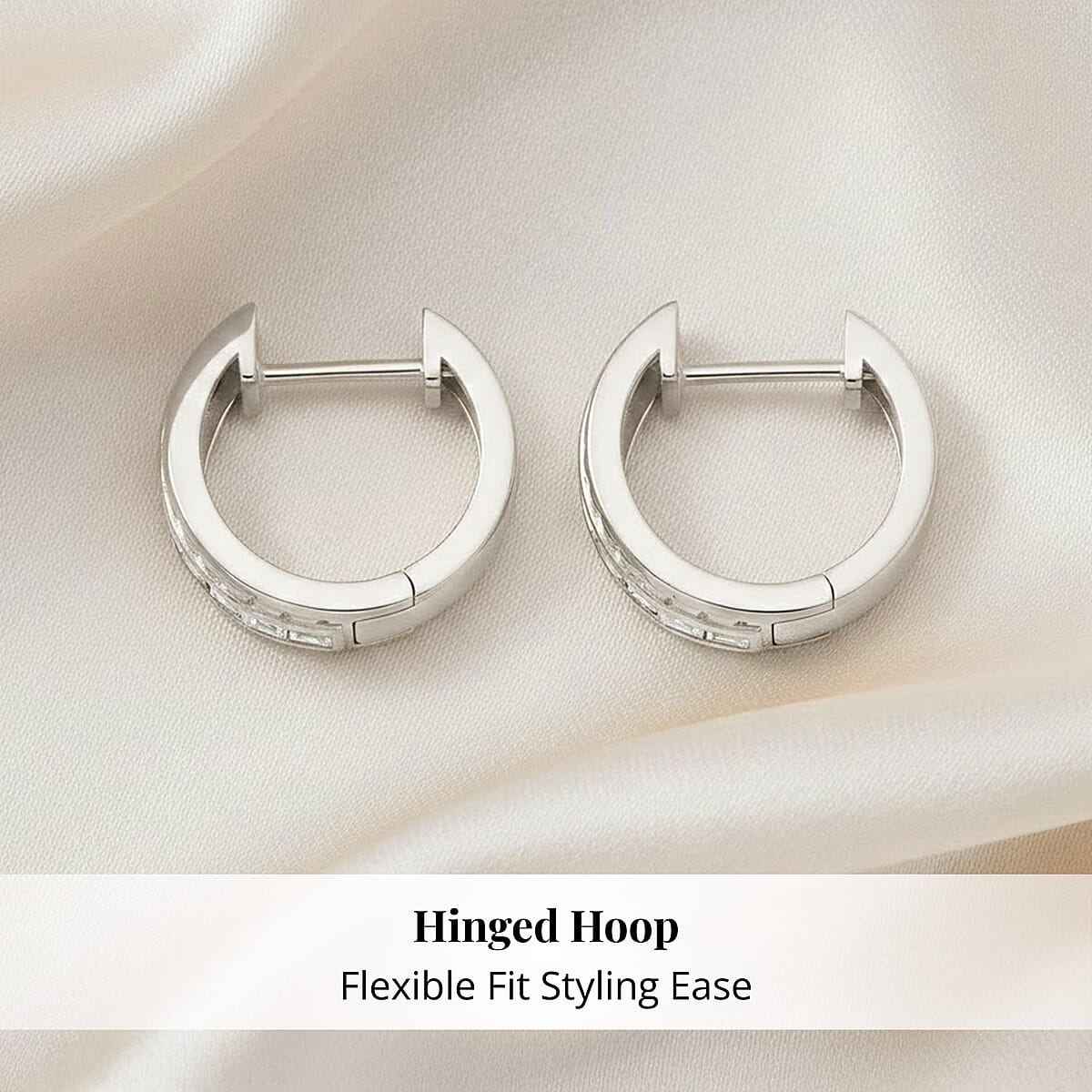 Simulated Diamond 3.25 ctw Earrings in Rhodium Over Sterling Silver image number 5