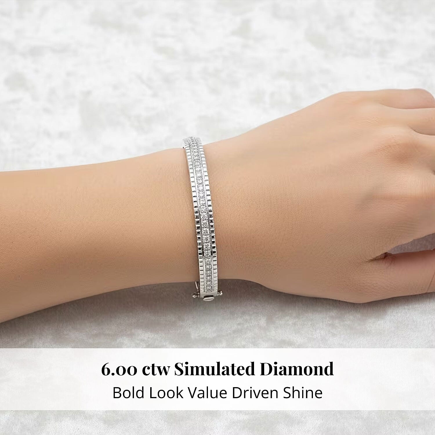 Rhodium Over Sterling Silver