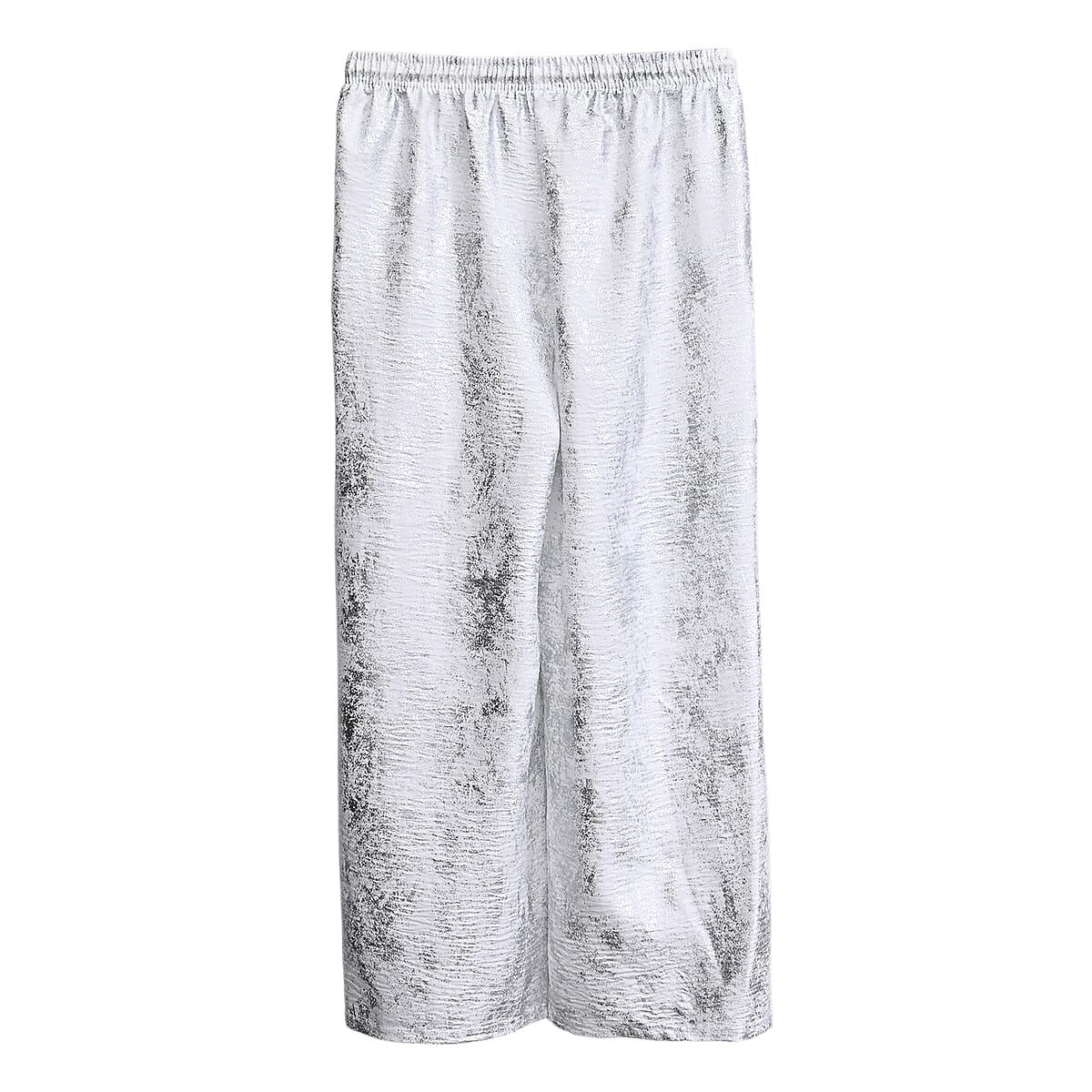 La Marey White Wide-Leg Pajama Pants - One Size Fits The Most image number 4