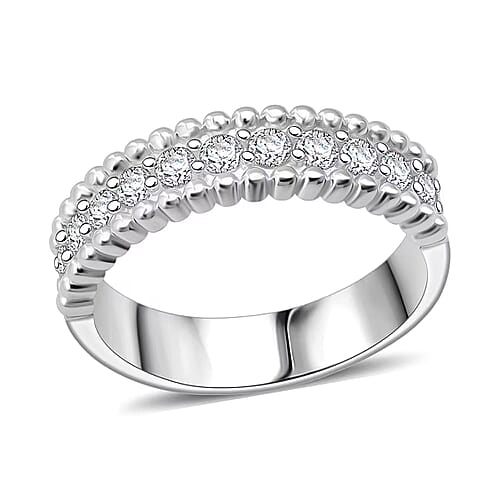 Rhodium Over Sterling Silver / 10 - Product card gallery slide 1 (9450101768447)