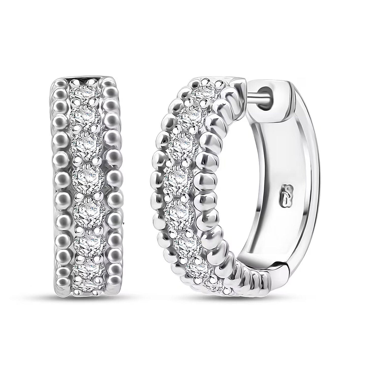 Rhodium Over Sterling Silver - Product card gallery slide 1 (9450101702911)
