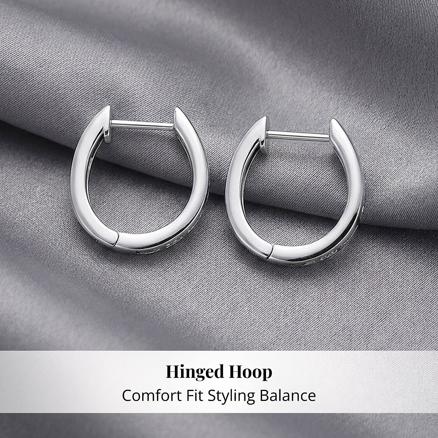 Simulated Diamond 1.50 ctw Earrings in Rhodium Over Sterling Silver