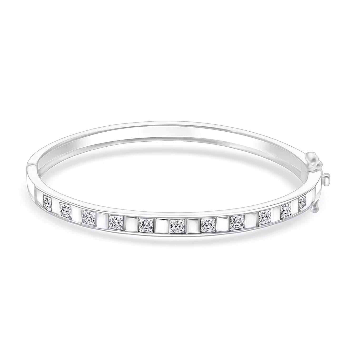Rhodium Over Sterling Silver - Product card gallery slide 1 (9433181782271)