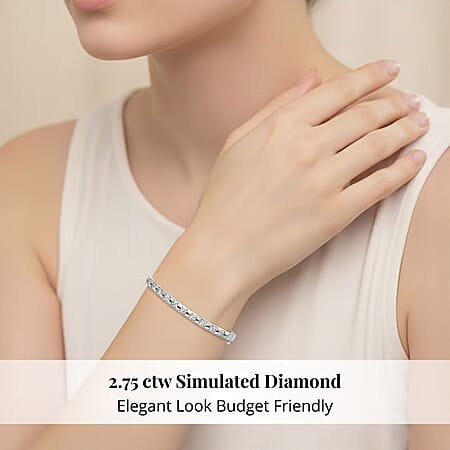 Rhodium Over Sterling Silver - Product card gallery slide 2 (10178361557305)