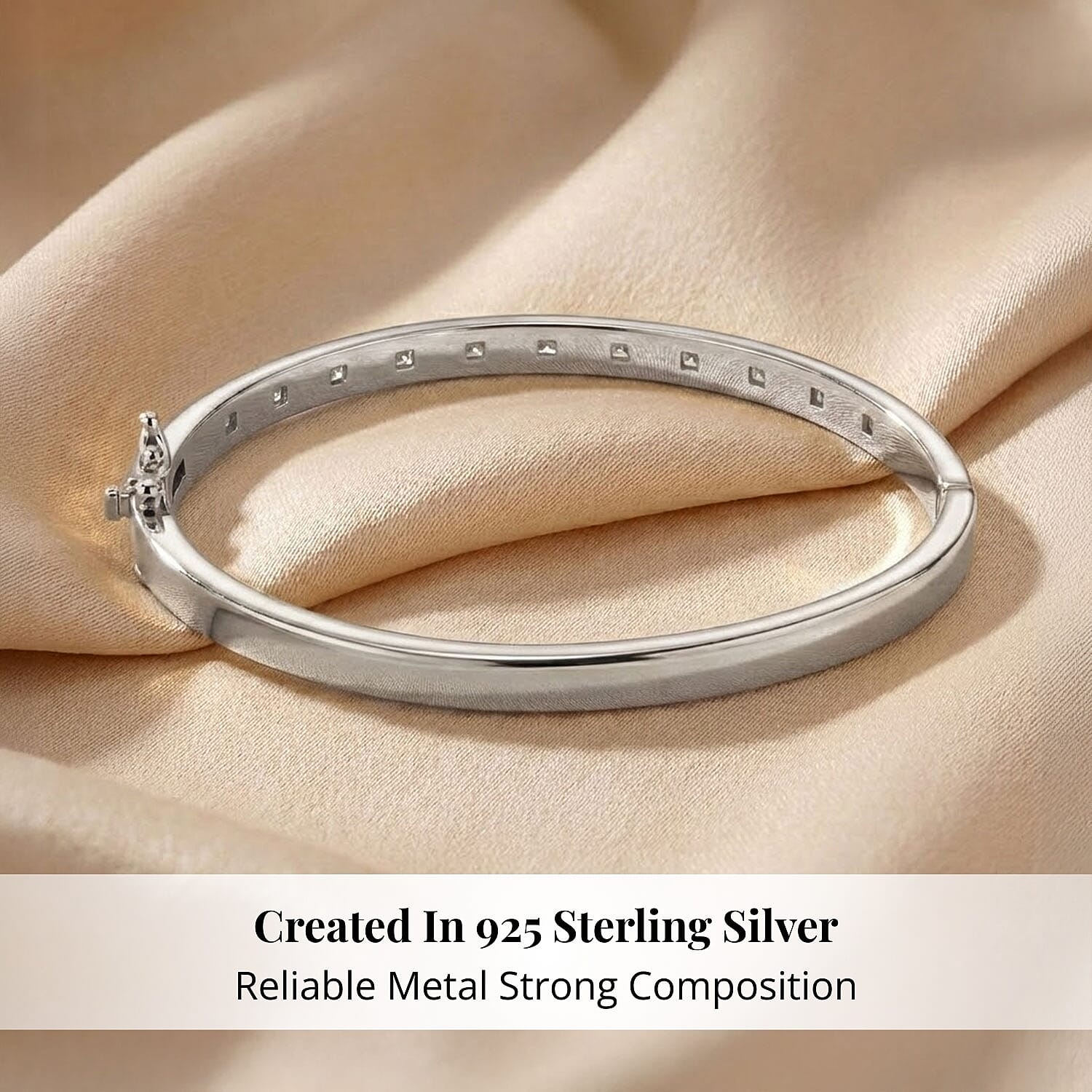 Rhodium Over Sterling Silver - Product card gallery slide 3 (9433181782271)