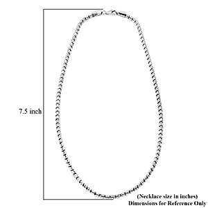 Italian Rhodium Over Sterling Silver Diamond Cut ICE Round Chain 3 Row Necklace 17 Inches 18 Grams