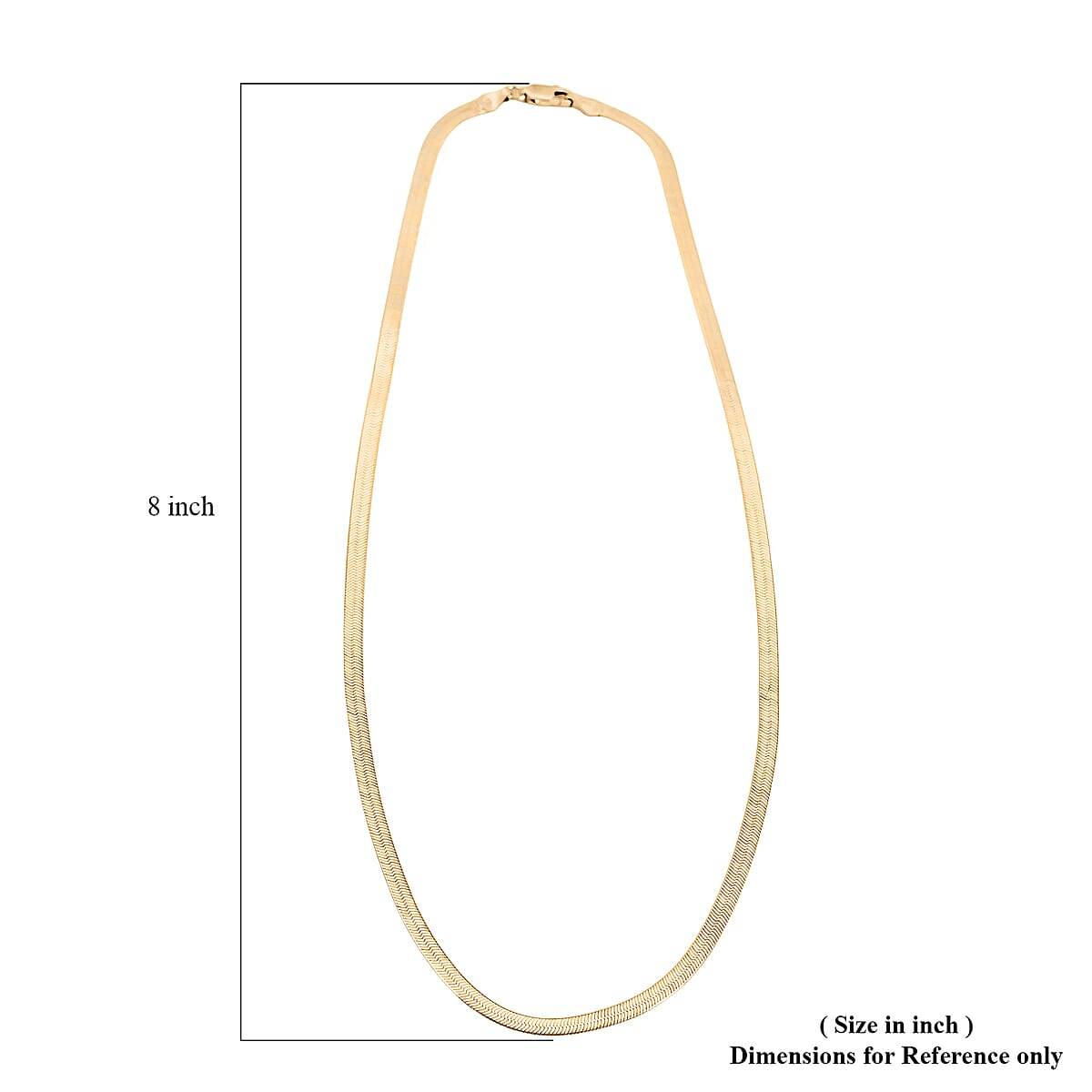 Doorbuster Italian 14K Yellow Gold Over Sterling Silver Herringbone Necklace 18 Inches 9.23 Grams image number 4
