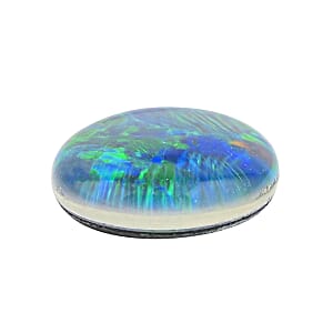 Doorbuster AAAA Australian Black Ridge Opal Triplet (Oval 11x9 mm) 2.00 ctw