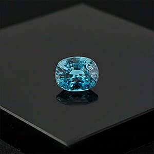 AAAA Cambodian Blue Zircon (Cush Free Size) 4.00 ctw