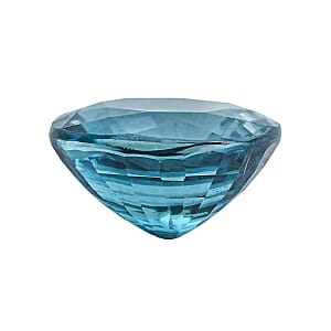 AAAA Cambodian Blue Zircon (Cush Free Size) 4.00 ctw