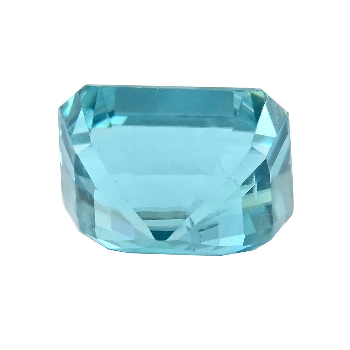 AAAA Cambodian Blue Zircon (Oct Free Size) 4.00 ctw image number 2