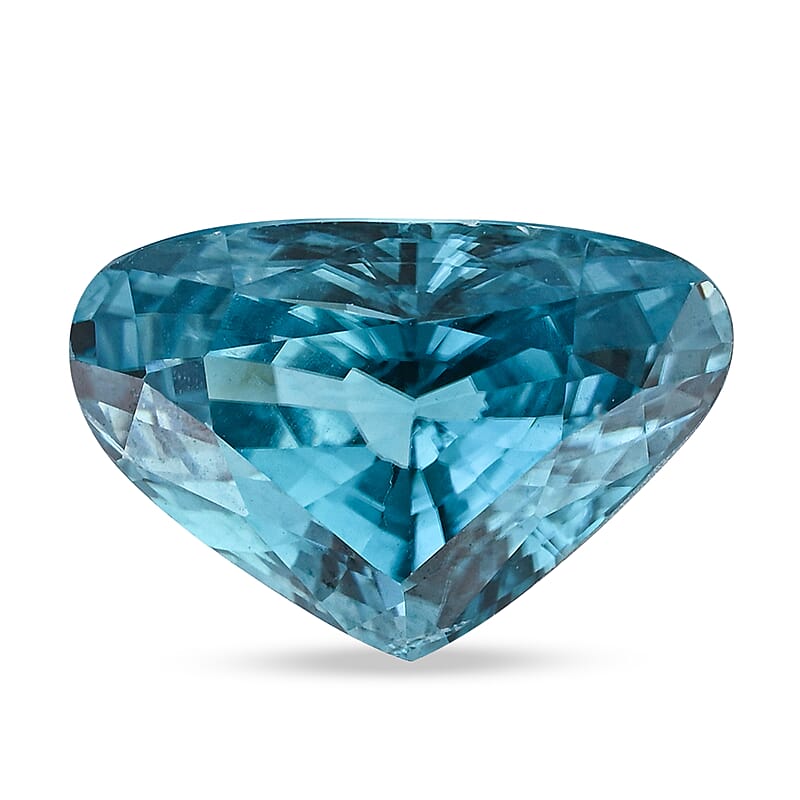 AAAA Cambodian Blue Zircon (Fancy Free Size) 4.00 ctw