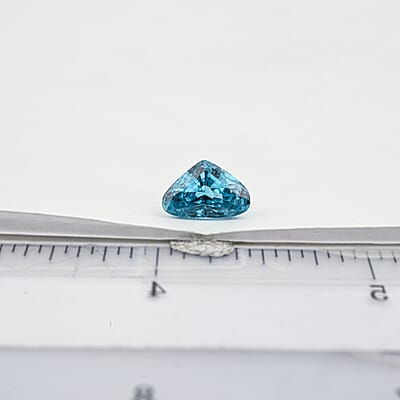AAAA Cambodian Blue Zircon (Fancy Free Size) 4.00 ctw