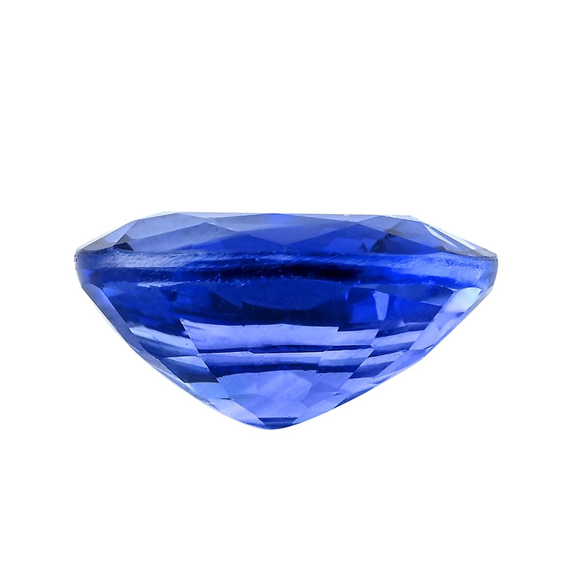 Certified and Appraised AAAA Ceylon Blue Sapphire (Ovl Free Size) 1.25 ctw image number 1