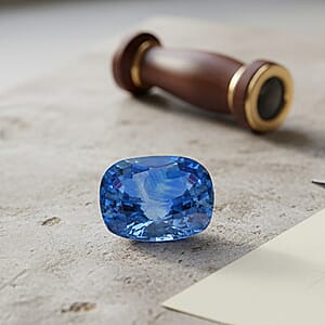 Certified and Appraised AAAA Ceylon Blue Sapphire (Cush Free Size) 1.25 ctw