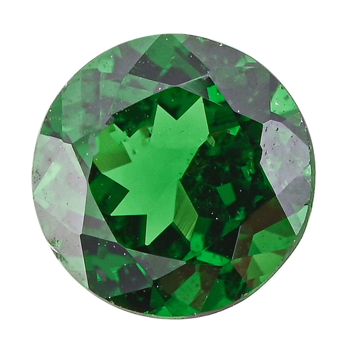 Certified and Appraised Doorbuster AAAA Tsavorite Garnet (Rnd Free Size) 1.00 ctw image number 0