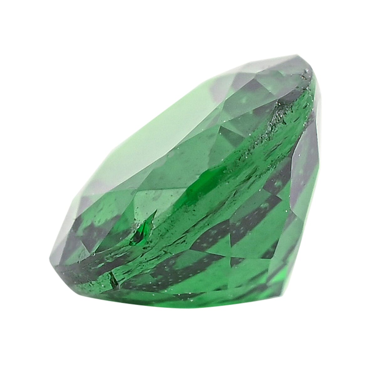 Certified and Appraised Doorbuster AAAA Tsavorite Garnet (Rnd Free Size) 1.00 ctw image number 2