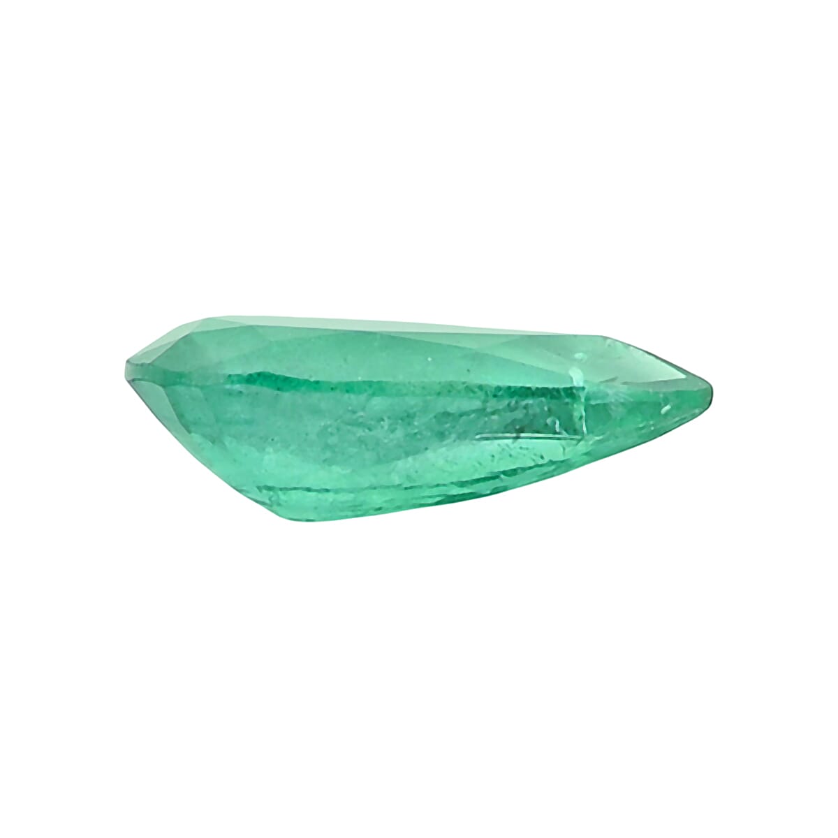 Doorbuster Certified and Appraised AAAA Kagem Zambian Emerald (Pear Free Size) 1.25 ctw image number 3