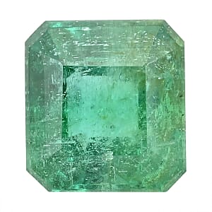 Doorbuster Certified and Appraised AAAA Kagem Zambian Emerald (Oct Free Size) 1.25 ctw