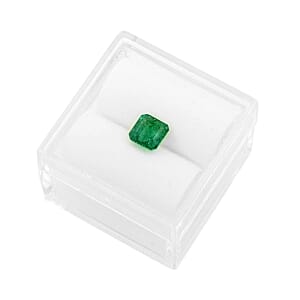1.25 ctw Octagon Emerald Loose Gemstone &ndash; AAAA Grade, Free Size (Zambia)