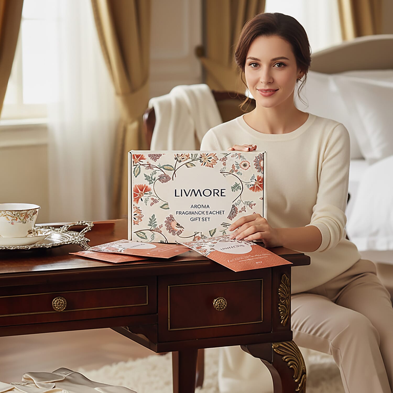 Livmore Amber & Oudh Fragrance Sachet Set