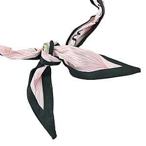 Silk Cord Necklace with Starfish Charm in ION Plated YG Stainless Steel (20 Inches)