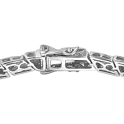 Ankur Treasure Chest Deal 950 Palladium Triangular Architecture Bracelet (7.25 In) 13.10 Grams