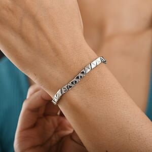 Ankur Treasure Chest Deal 950 Palladium Triangular Architecture Bracelet (6.50 In) 12.10 Grams