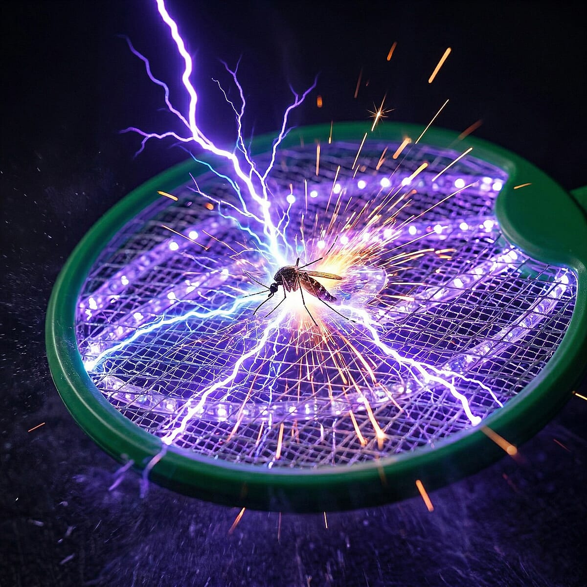 Livmore 3 in 1 Electric Mosquito Swatter - Green image number 4