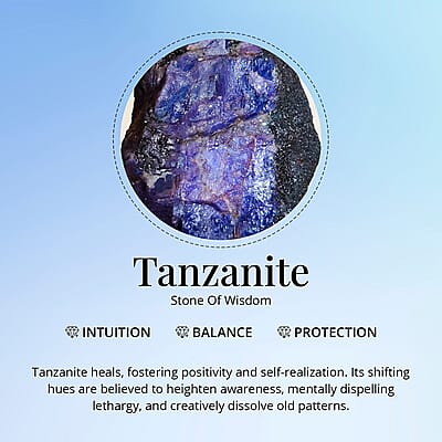 Tanzanite, Natural Champagne and White Diamond Ring in 14K White Gold 1.00 ctw (Size 12.0)