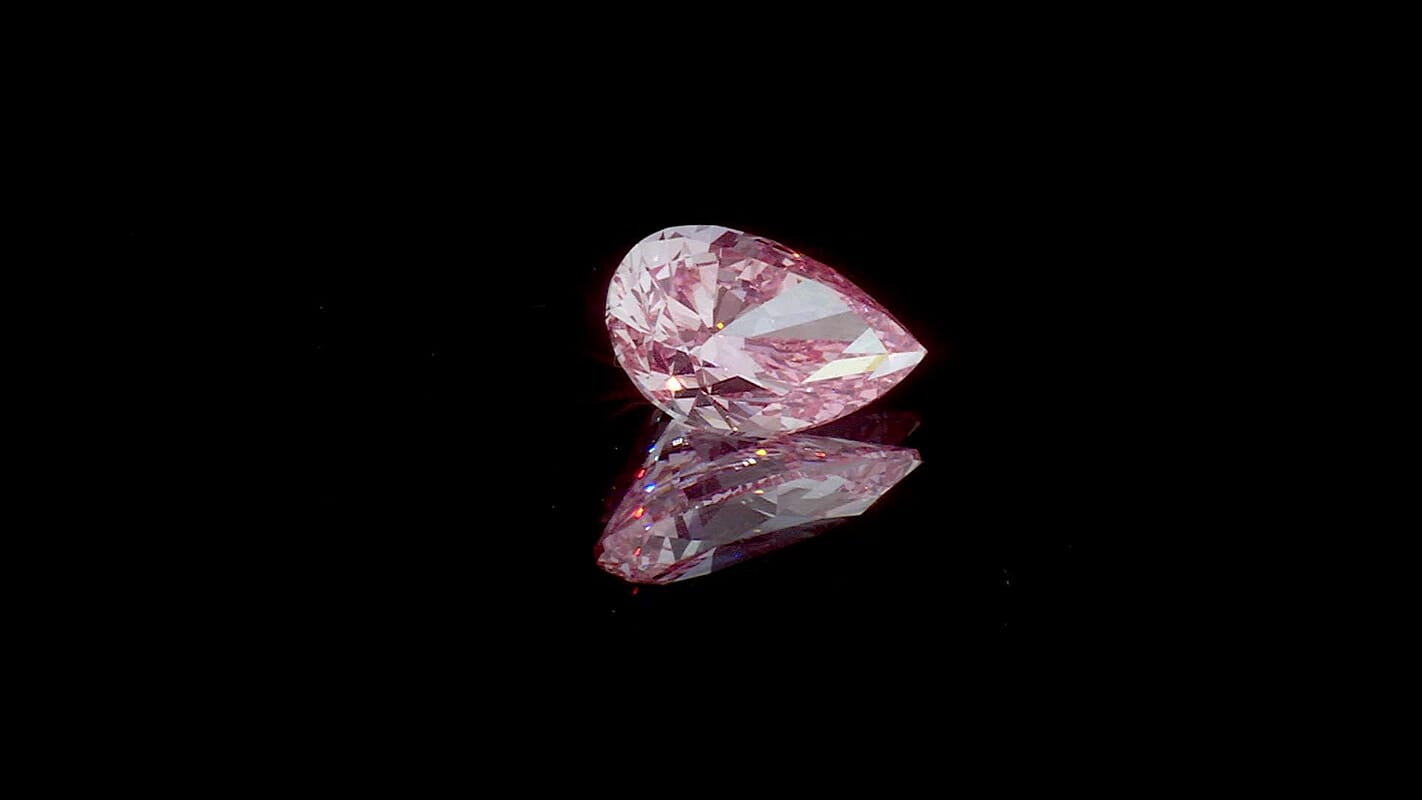 IGI Certified 1.50 ctw Lab Grown Pink Diamond Loose Gemstone – VVS2 (Pear Mix, Brilliant Cut)