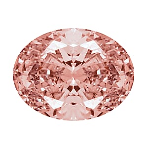 IGI Certified Luxuriant Lab Grown Pink Diamond (Oval Mix Brilliant Cut) (VS2) 1.50 Carat Total Weight