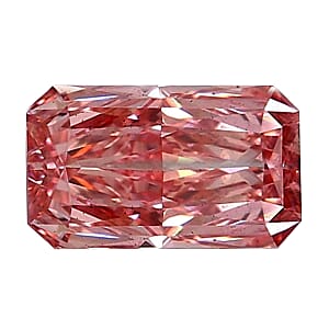IGI Certified Luxuriant Lab Grown Pink Diamond (Radiant Mix Brilliant Cut) (VVS2) 2.00 ctw