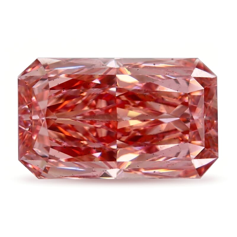 IGI Certified Luxuriant Lab Grown Pink Diamond (Radiant Mix Brilliant Cut) (VVS2) 2.00 ctw