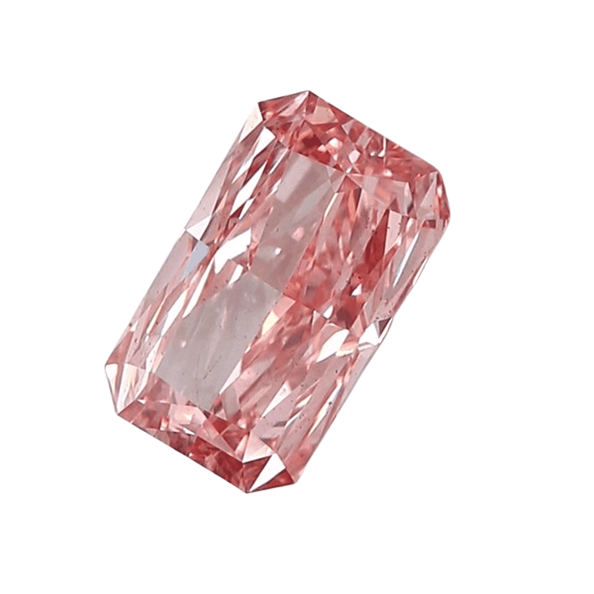 IGI Certified Luxuriant Lab Grown Pink Diamond (Radiant Mix Brilliant Cut) (VVS2) 2.00 ctw image number 2