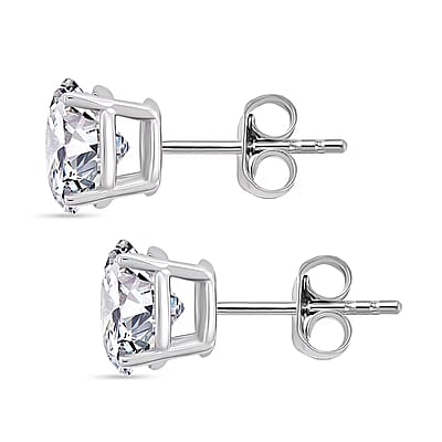  Luxuriant Lab Grown Diamond VS 2.00 ctw Stud Earrings in 14K White Gold